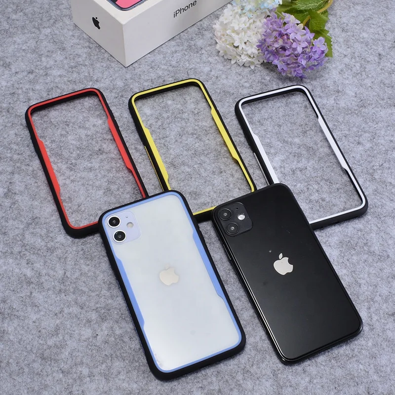 Bumper Case For iPhone 11 Pro Max Silicone Metal Frame For iPhone 12 X XS XR 7 8 Plus
Bumper Case For iPhone 11 Pro Max Silicone Metal Frame For iPhone 12 X XS XR 7 8 Plus