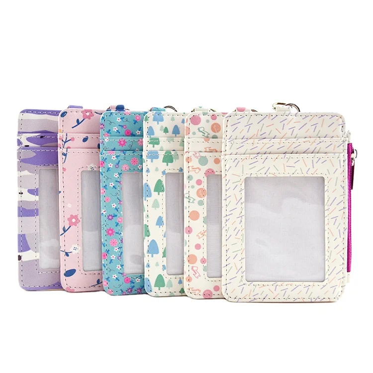 High quality customized design cute personalized PU business card holder with lanyard
High quality customized design cute personalized PU business card holder with lanyard
