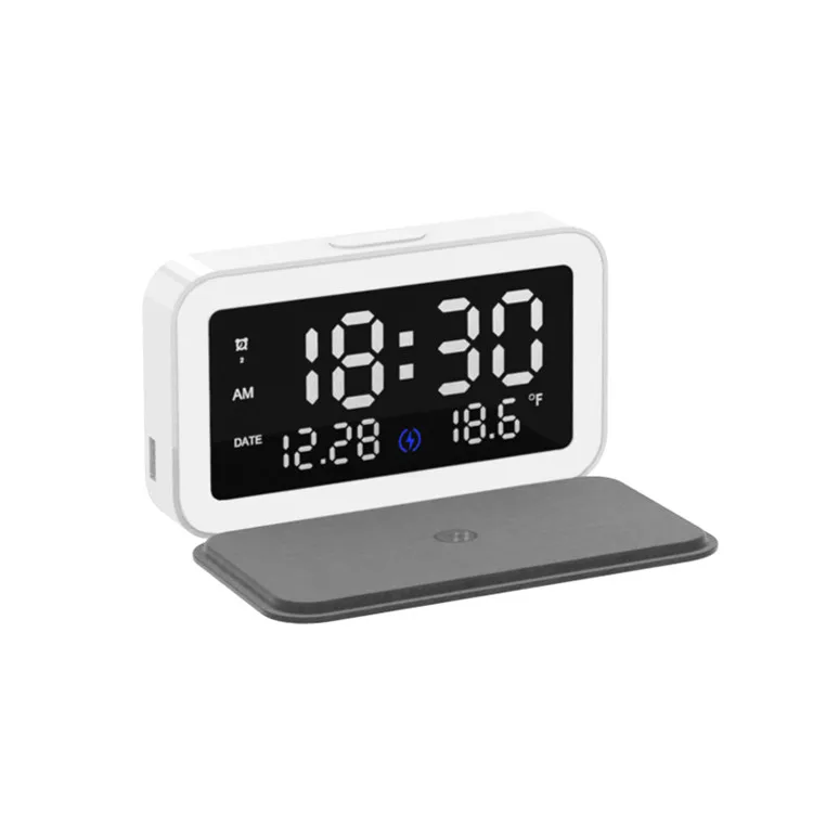 2022 New Modern Portable Desktop LED Temperature Display 15W Qi Alarm Clock Wireless Charger
2022 New Modern Portable Desktop LED Temperature Display 15W Qi Alarm Clock Wireless Charger