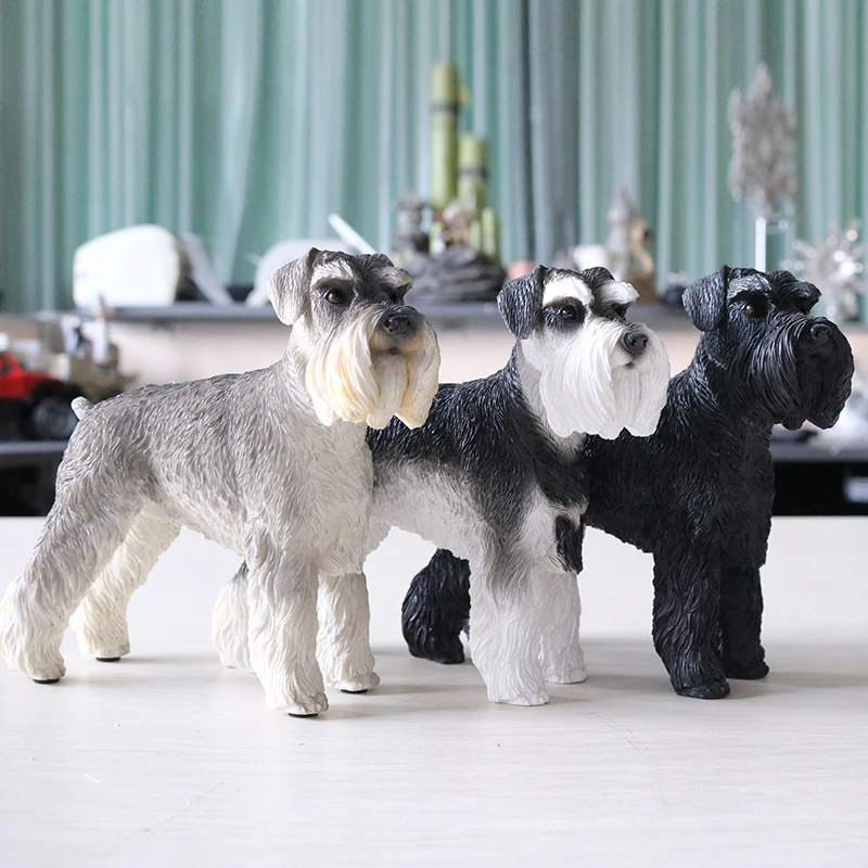 Fashion Simulation Dog Animal simulado Schnauzer perro for Decoration and Collection Gift
Fashion Simulation Dog Animal simulado Schnauzer perro for Decoration and Collection Gift
