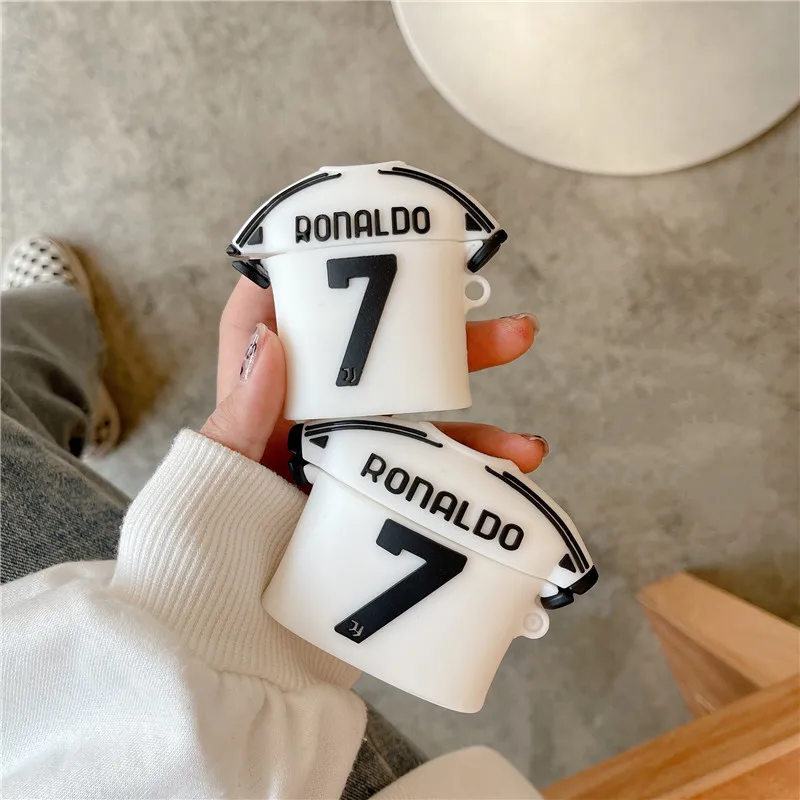 2021 New Luxury Designer Sport Jersey Soft Silicone Case Shockproof Silicon Protective Cover for AirPods 1 2 for Airpods Pro
2021 New Luxury Designer Sport Jersey Soft Silicone Case Shockproof Silicon Protective Cover for AirPods 1 2 for Airpods Pro
