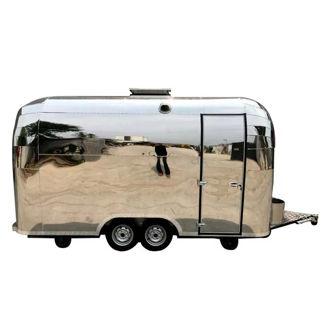 factory supply  hot selling mobile fast food trailer crepe consession food trailer