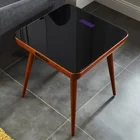 Smart table with Bluetooth Speaker Side Table with Wireless Charging table USB charge