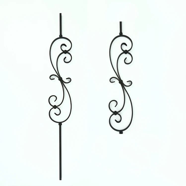 Wholesale rolling iron railing balcony railing