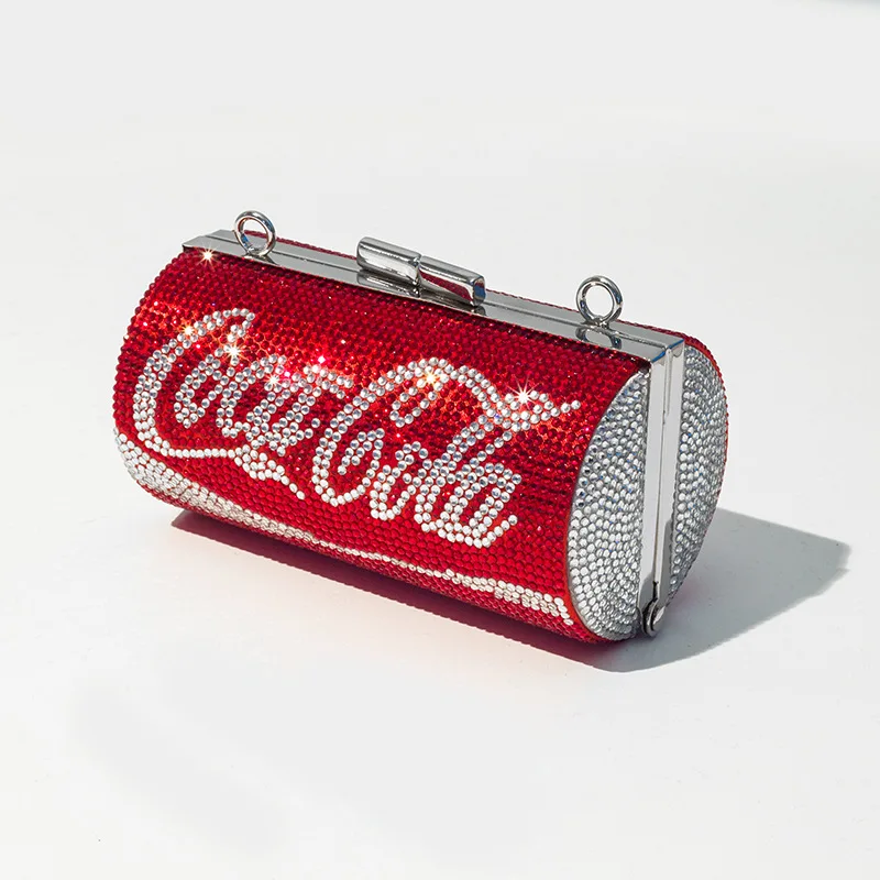 New Fashion Diamonds Cola bottle Cans Handbag Women Designer Evening Bags Party Wedding Chain Shoulder Bag Purse, Customized color
New Fashion Diamonds Cola bottle Cans Handbag Women Designer Evening Bags Party Wedding Chain Shoulder Bag Purse, Customized color