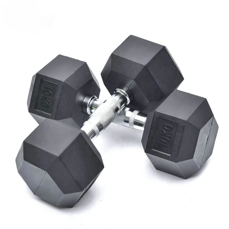 China Wholesale Professional Gym Basic Equipment Weights Rubber Coated Hex Dumbbells, Balck
China Wholesale Professional Gym Basic Equipment Weights Rubber Coated Hex Dumbbells, Balck