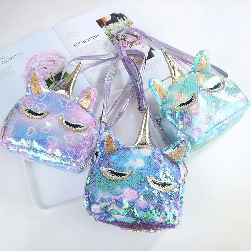 2021 wholesale children cartoon cute unicorn crossbody sequin bags girls mermaid sequins kids handbag
2021 wholesale children cartoon cute unicorn crossbody sequin bags girls mermaid sequins kids handbag