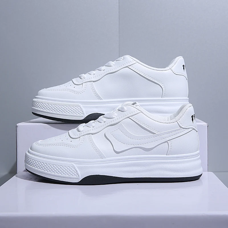 2022 new white Sneakers Women Platform Lace-up Shoes Fashionable Trainers Casual thick sole Outdoor Running Chunky Shoes Woman
2022 new white Sneakers Women Platform Lace-up Shoes Fashionable Trainers Casual thick sole Outdoor Running Chunky Shoes Woman