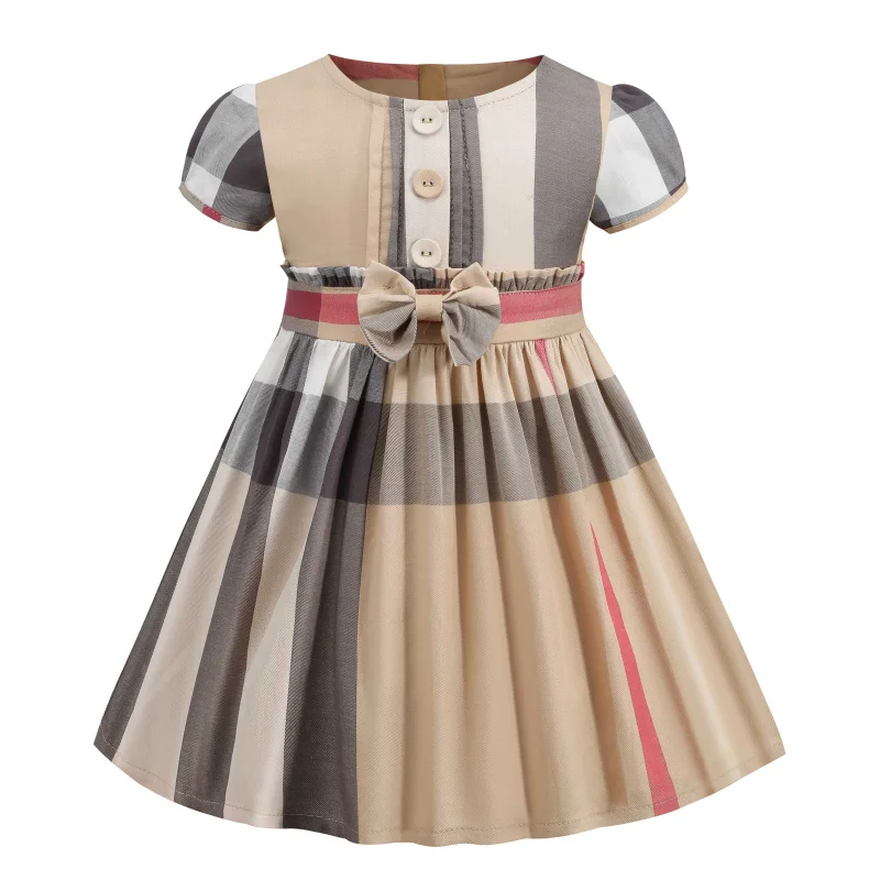 Hot sale new design England style kids girls dresses Cotton plaid kids clothing puff sleeve party dresses, Ki
Hot sale new design England style kids girls dresses Cotton plaid kids clothing puff sleeve party dresses, Ki