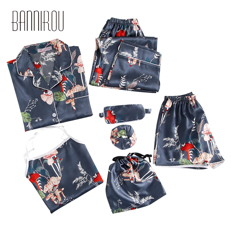 printing pajamas for women floral pyjamas silk home clothes sleepwear fashion new 7 pcs M-XL
printing pajamas for women floral pyjamas silk home clothes sleepwear fashion new 7 pcs M-XL