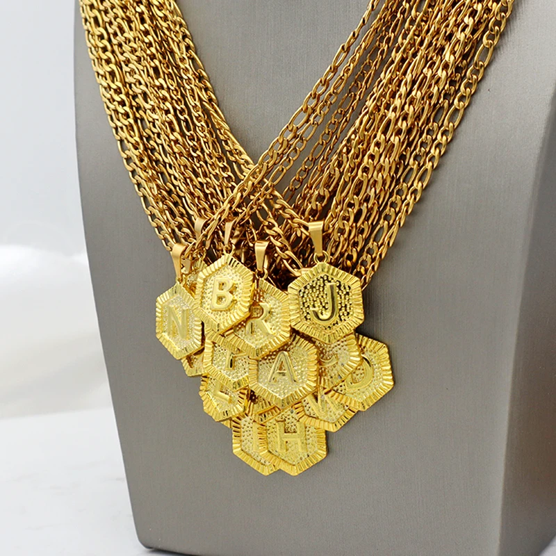 american 18K gold plated custom charm stainless steel initial alphabet letter necklace
american 18K gold plated custom charm stainless steel initial alphabet letter necklace
