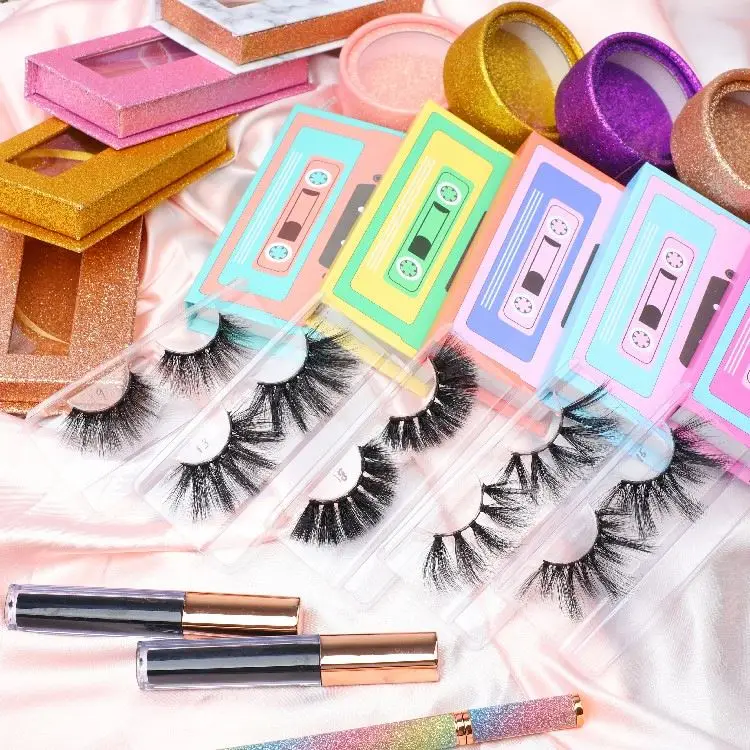 Wholesale Own Brand Eyelash Faux Mink Custom Faux Mink Eyelashes With Eyelash Packaging Box 
Wholesale Own Brand Eyelash Faux Mink Custom Faux Mink Eyelashes With Eyelash Packaging Box