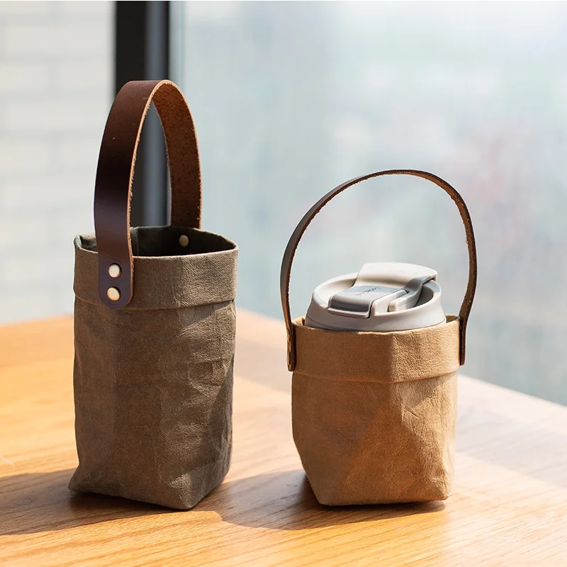 Kraft Paper Vacuum Cup Sleeve Water Cup Bag Outdoor Tumbler Holder Milk Tea Holder Coffee Bags, Brown,grey & custom
Kraft Paper Vacuum Cup Sleeve Water Cup Bag Outdoor Tumbler Holder Milk Tea Holder Coffee Bags, Brown,grey & custom