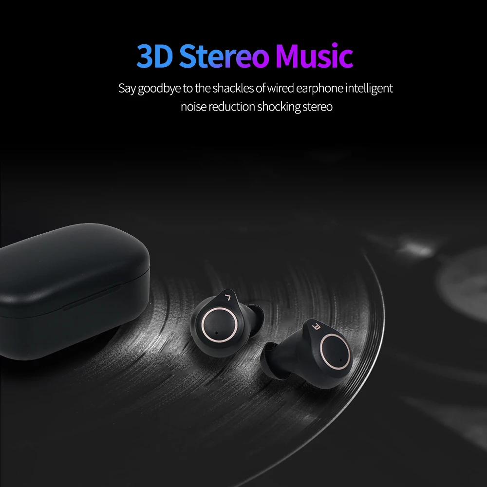 2019 Brand Customization Preferred W1 TWS BT V5.0 Wireless in Ear Earbuds Wake up Siri Earphone with Charging Box - ANKUX.COM