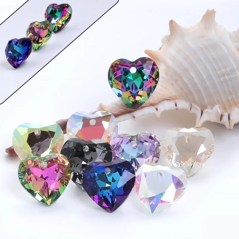 2021 Heart shape high quality glitter DIY jewellery gem stone pendant necklace crystal earring rhinestone pendants accessories, As show pictures
2021 Heart shape high quality glitter DIY jewellery gem stone pendant necklace crystal earring rhinestone pendants accessories, As show pictures