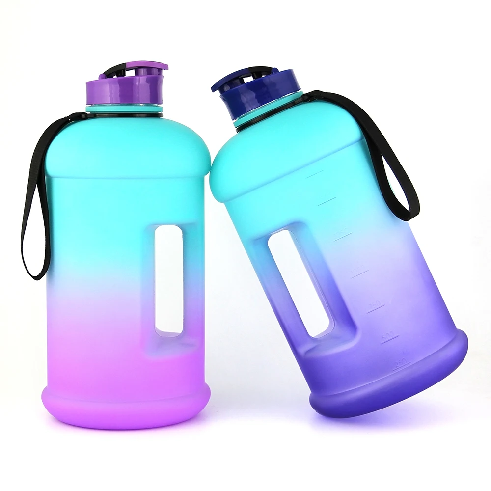 2.2L Quality Custom Gradient colorful Portable color changing plastic water bottles
2.2L Quality Custom Gradient colorful Portable color changing plastic water bottles