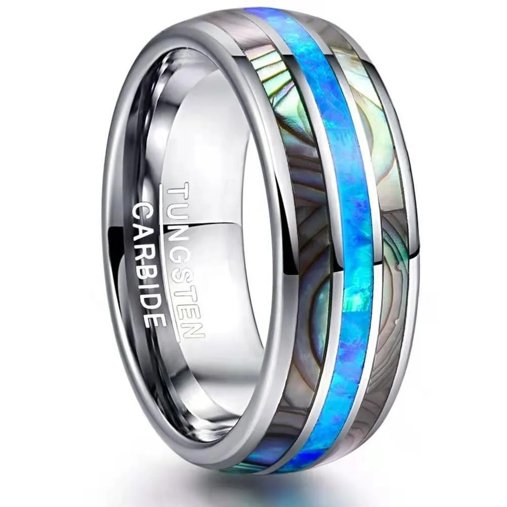 Fashion Simple Stainless Steel Men's Ring Inlaid Color Shell Jewelry Factory Direct Supply
Fashion Simple Stainless Steel Men's Ring Inlaid Color Shell Jewelry Factory Direct Supply