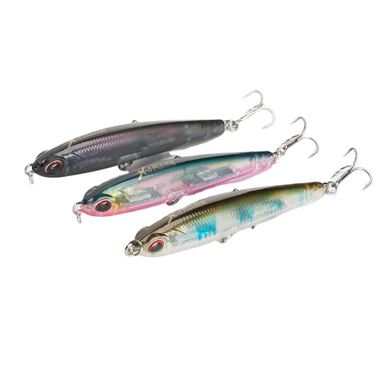 KINGDOM 4503 Pencil Big Fish Bait Artificial Abs Wobblers bait Wobbler Hard Hook Fishing Lure, 10 colors
KINGDOM 4503 Pencil Big Fish Bait Artificial Abs Wobblers bait Wobbler Hard Hook Fishing Lure, 10 colors