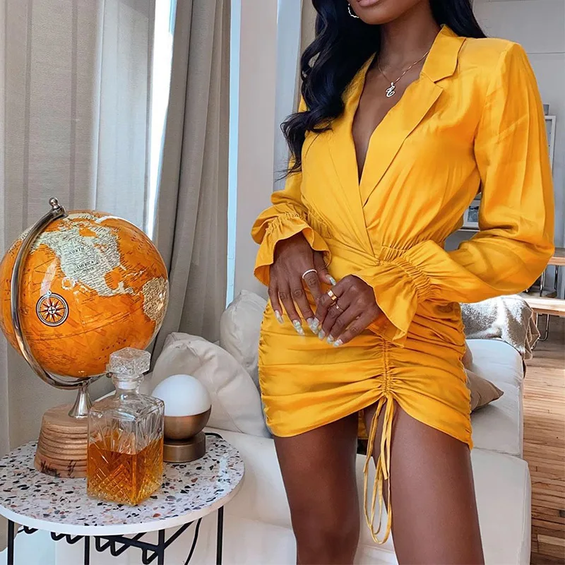 X01500M 2021 Hot sale dresses Casual solid color T-shirt dresses Tight pleated drawstring dress
X01500M 2021 Hot sale dresses Casual solid color T-shirt dresses Tight pleated drawstring dress