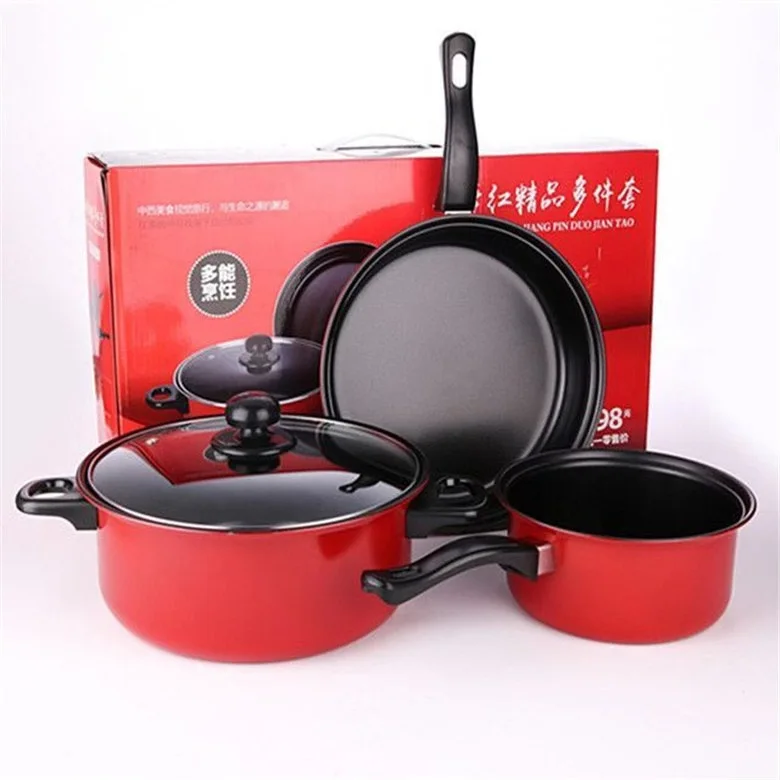 Hot sale 3pcs colorful iron steel thickened cooking pan set gift non stick metal cookware fry pan sets, Customized color
Hot sale 3pcs colorful iron steel thickened cooking pan set gift non stick metal cookware fry pan sets, Customized color