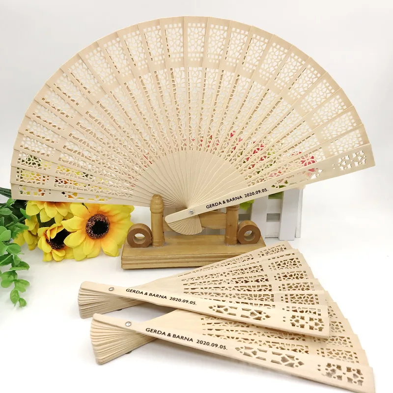 Personalized Hand Held Sandal Wood Fan Wedding Favors Chinese Wooden Folding Fan Custom Printing Name & Date FREE SHIPPING, Wood color
Personalized Hand Held Sandal Wood Fan Wedding Favors Chinese Wooden Folding Fan Custom Printing Name & Date FREE SHIPPING, Wood color