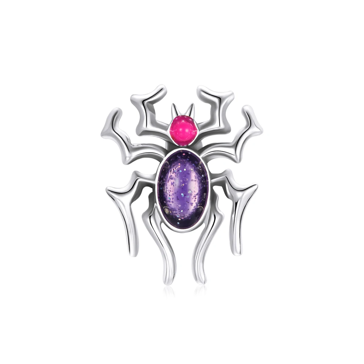 BAMOER Silver Cyberpunk Spider Charm Purple Enamel 925 Sterling Silver Charm for Original Bracelet Bangle Fine Jewelry SCC1842
BAMOER Silver Cyberpunk Spider Charm Purple Enamel 925 Sterling Silver Charm for Original Bracelet Bangle Fine Jewelry SCC1842