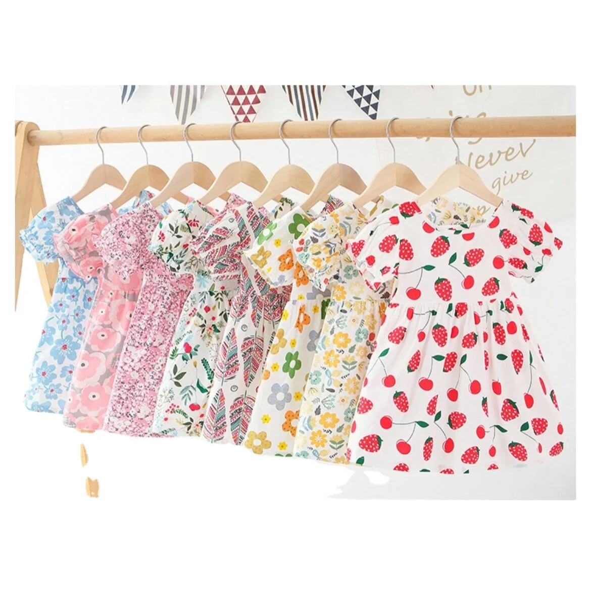 Pure Cotton 1-5 year Children Casual Clothing Spring Summer Princess Daily Dresses For Little Girls
Pure Cotton 1-5 year Children Casual Clothing Spring Summer Princess Daily Dresses For Little Girls