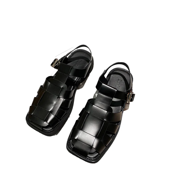 New Roman Woven Buckle Foot Backpack Strap Toe Sandals Female Summer Casual Flat Soled Shoes For Women, Black, green, beige
New Roman Woven Buckle Foot Backpack Strap Toe Sandals Female Summer Casual Flat Soled Shoes For Women, Black, green, beige