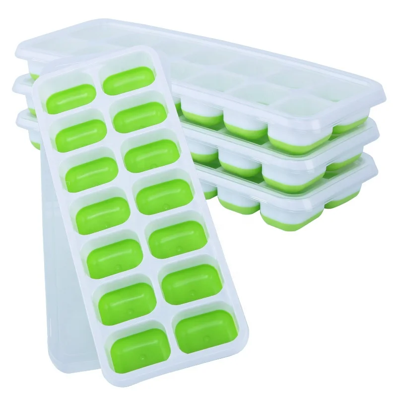 Freezer Baby Food Water Cocktail plastic 14cubes Silicone Ice Cube Tray Molds Square
Freezer Baby Food Water Cocktail plastic 14cubes Silicone Ice Cube Tray Molds Square