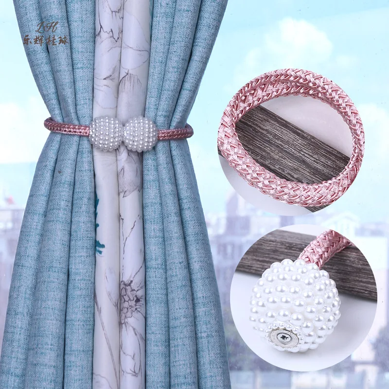 Pearl Magnetic Curtain Clip Curtain Holders Tieback Buckle Clips Hanging Ball Buckle Tie Back Curtain Home Accessories
Pearl Magnetic Curtain Clip Curtain Holders Tieback Buckle Clips Hanging Ball Buckle Tie Back Curtain Home Accessories