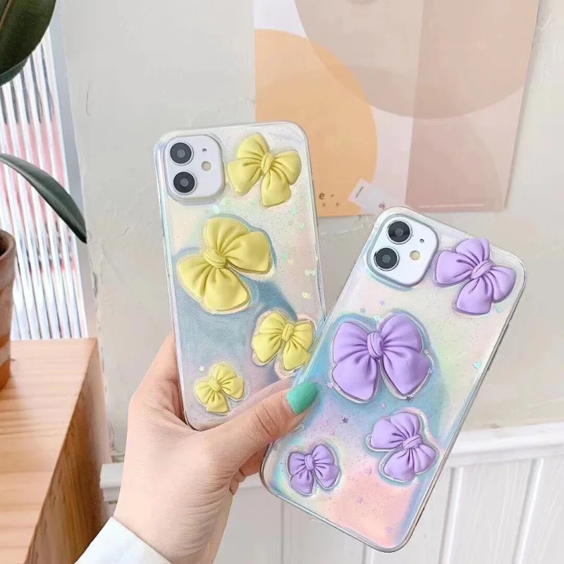 Fashion Mobile Accessories Silicone Bowknot tpu Case Cover For Iphone 12 5.4 6.1 6.7 New Arrival, Variable color
Fashion Mobile Accessories Silicone Bowknot tpu Case Cover For Iphone 12 5.4 6.1 6.7 New Arrival, Variable color