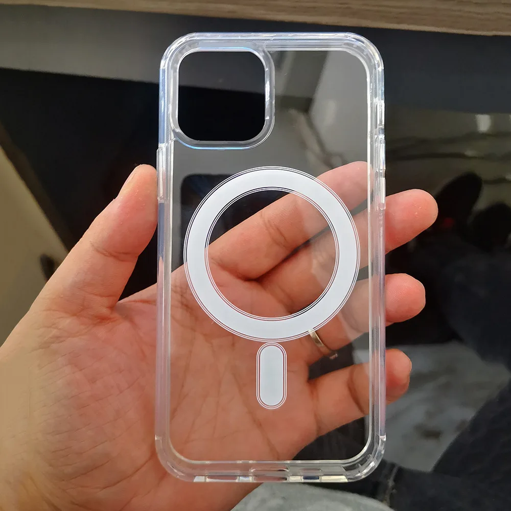 Latest Wireless Chargers Transparent Clear Phone Case Magnetic 2020 Magsafing Case For Iphone 12
Latest Wireless Chargers Transparent Clear Phone Case Magnetic 2020 Magsafing Case For Iphone 12