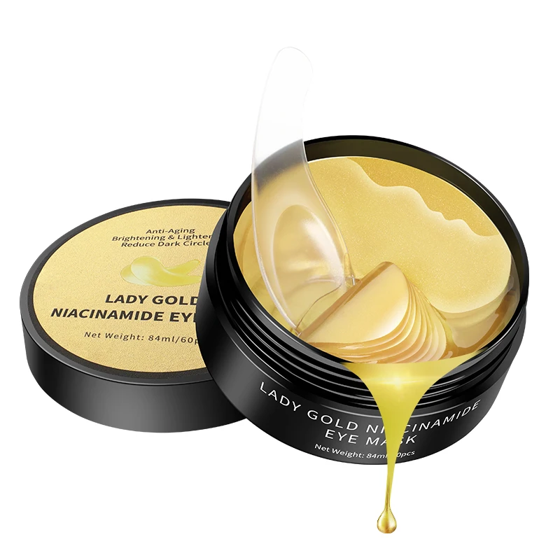 Dropshipping lady gold niacinamide nourishing hydrogel under patch gel gold eye mask sheet
Dropshipping lady gold niacinamide nourishing hydrogel under patch gel gold eye mask sheet