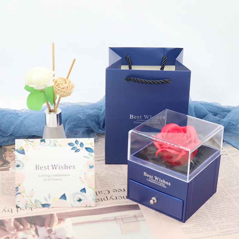 Valentine's Day Eternal Flower Gift Box Rose Jewelry Box Ring Necklace Box, 6 colors
Valentine's Day Eternal Flower Gift Box Rose Jewelry Box Ring Necklace Box, 6 colors