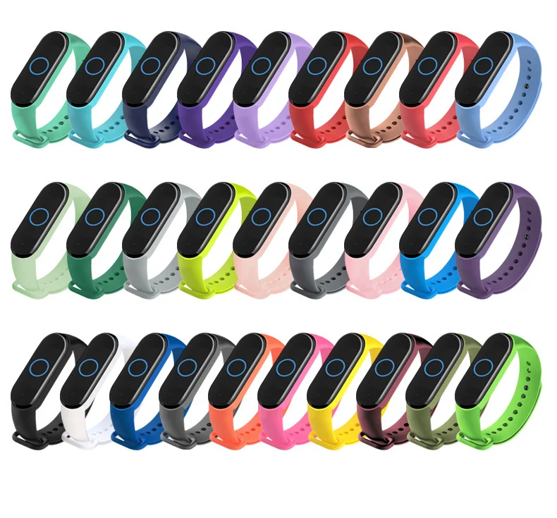 2020 Hot sale sport silicone watch band for Xiaomi mi band 5 strap replacement silicone wristband, Multi-color
2020 Hot sale sport silicone watch band for Xiaomi mi band 5 strap replacement silicone wristband, Multi-color