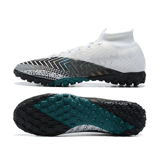 Original mercurial Superfly 7 knitted upper breathable high top training shoes football shoes soccer shoes, Green
Original mercurial Superfly 7 knitted upper breathable high top training shoes football shoes soccer shoes, Green