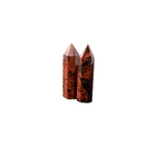 One-Stop Service Factory Price Natural Tumbled Health Care Red Obsidian Aura Crystal Quartz Points Strawberry Point