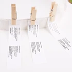 Custom Cloth Woven Main Neck Label Laundry instruction label for Garment Bag Hat Shoes