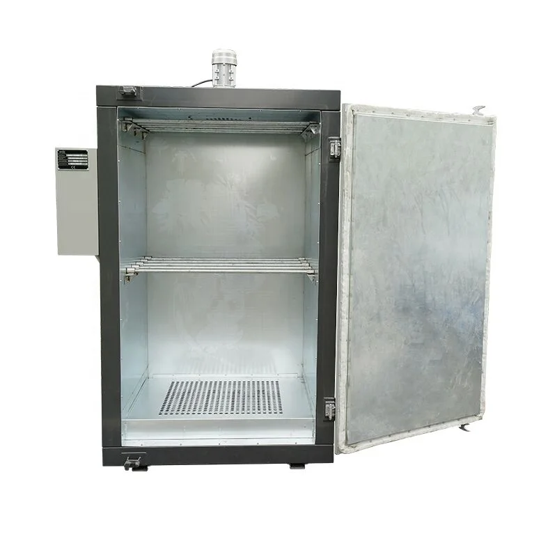 Small batch curing oven of powder painting system