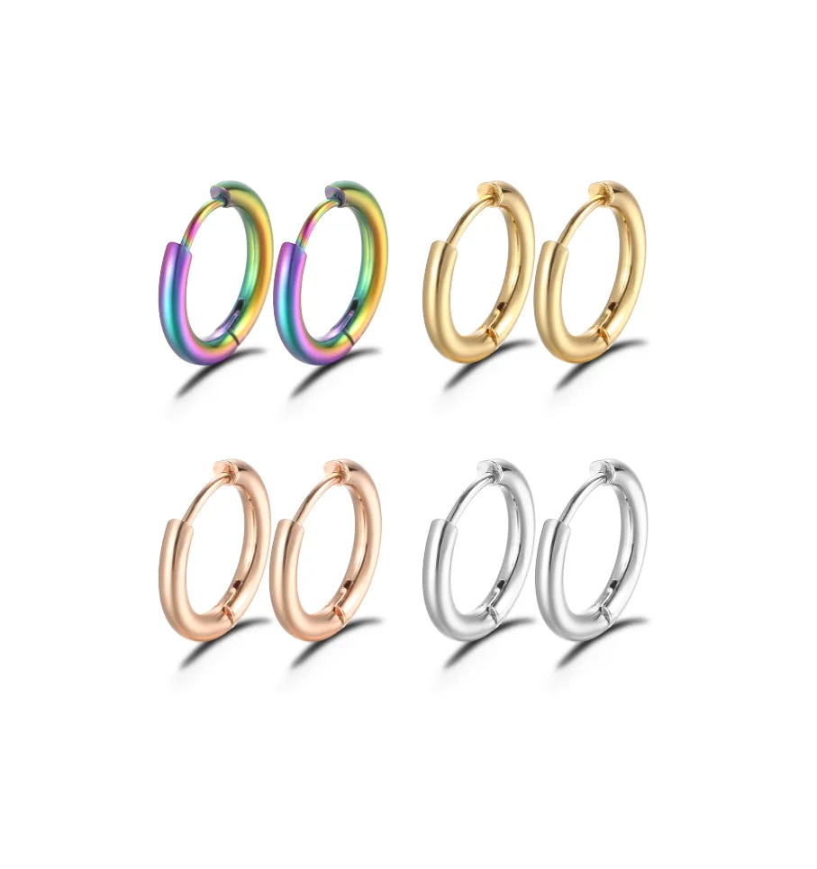 Online Popular Silver 925 Hoop Earrings Round Simple Titanium Stainless Steel Fashion Earrings Gold Hoop Earrings, Picture
Online Popular Silver 925 Hoop Earrings Round Simple Titanium Stainless Steel Fashion Earrings Gold Hoop Earrings, Picture