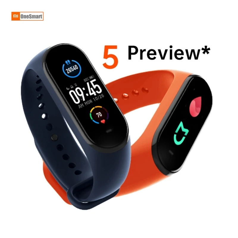 Xiaomi Mi Band 5 Smart Wristband 1.1 inch Color Screen Miband with Magnetic Charging 11 Sports Modes Remote Camera Hot 5 Mi Band
Xiaomi Mi Band 5 Smart Wristband 1.1 inch Color Screen Miband with Magnetic Charging 11 Sports Modes Remote Camera Hot 5 Mi Band