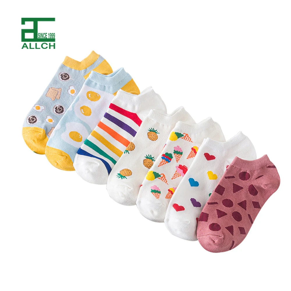 ALLCH Spring Female Cartoon Short Socks Egg Ice Fruit Food Series Design Cotton Invisible Ankle Women Low Cut Socks, Picture shown
ALLCH Spring Female Cartoon Short Socks Egg Ice Fruit Food Series Design Cotton Invisible Ankle Women Low Cut Socks, Picture shown