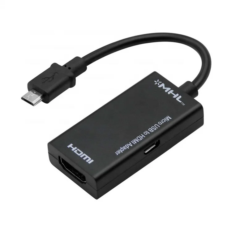 MHL Micro USB to HDTV Adapter Cable 1080P HDTV for Samsung S2/ Nitro HD, Only for Specific Device Models (5 Pin)
MHL Micro USB to HDTV Adapter Cable 1080P HDTV for Samsung S2/ Nitro HD, Only for Specific Device Models (5 Pin)