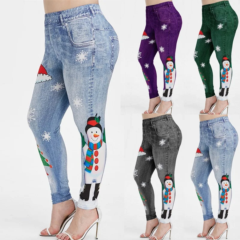 Wish Hotsale Europe Style Cotton Jeans Christmas Printing Women Leggings for Christmas
Wish Hotsale Europe Style Cotton Jeans Christmas Printing Women Leggings for Christmas