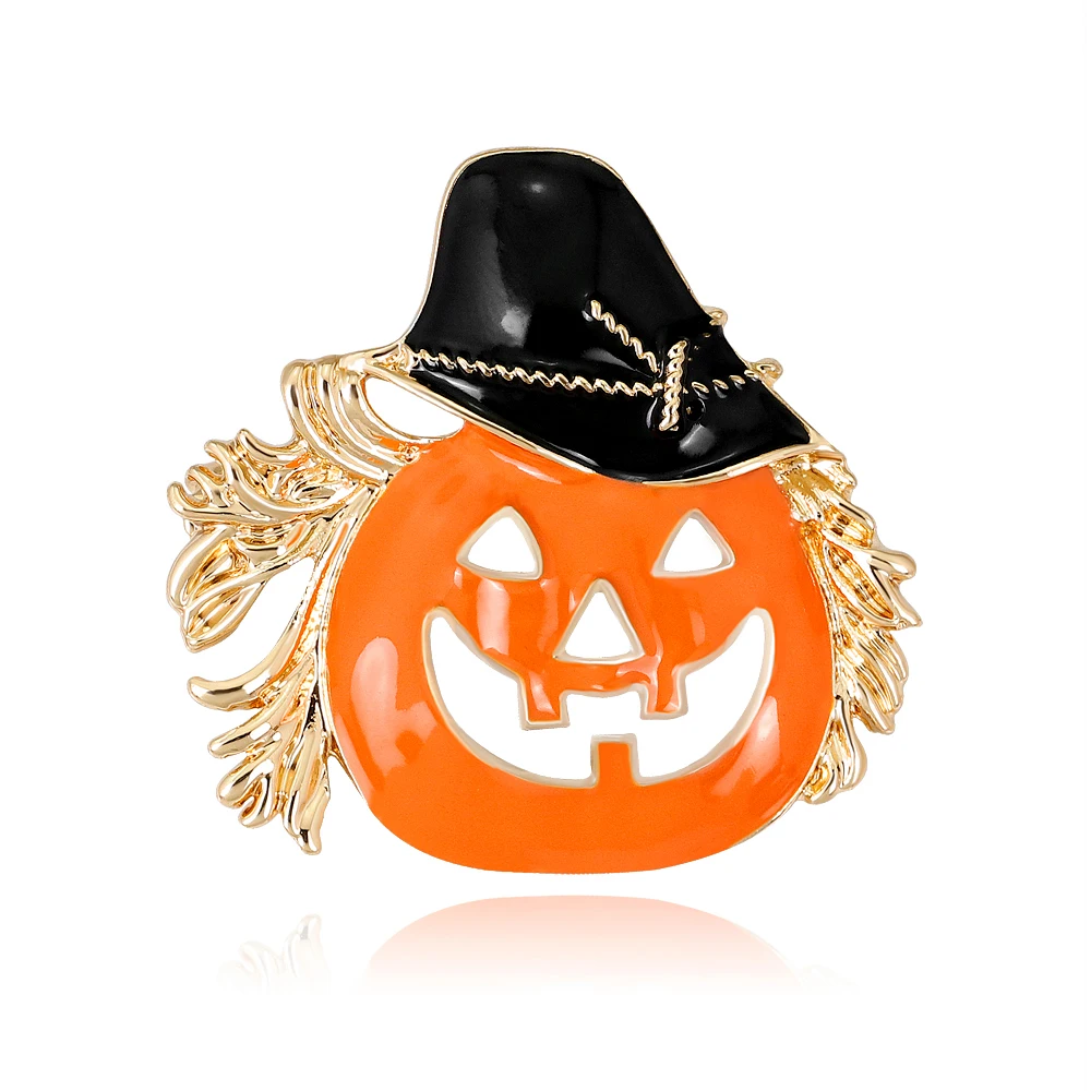 Cute Pumpkin Brooch with Black Hat for Women Enamel Brooch Pins Hallowmas Jewelry Accessories
Cute Pumpkin Brooch with Black Hat for Women Enamel Brooch Pins Hallowmas Jewelry Accessories