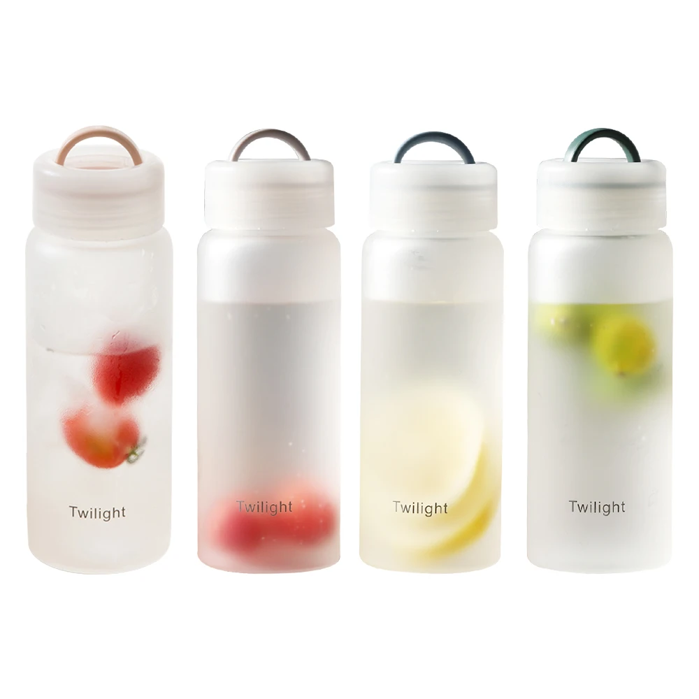 New Custom Eco-Friendly 420ml Eco Leakproof Frosted Borosilicate Glass Drinking Water Bottle for Outdoor, Customized color acceptable
New Custom Eco-Friendly 420ml Eco Leakproof Frosted Borosilicate Glass Drinking Water Bottle for Outdoor, Customized color acceptable