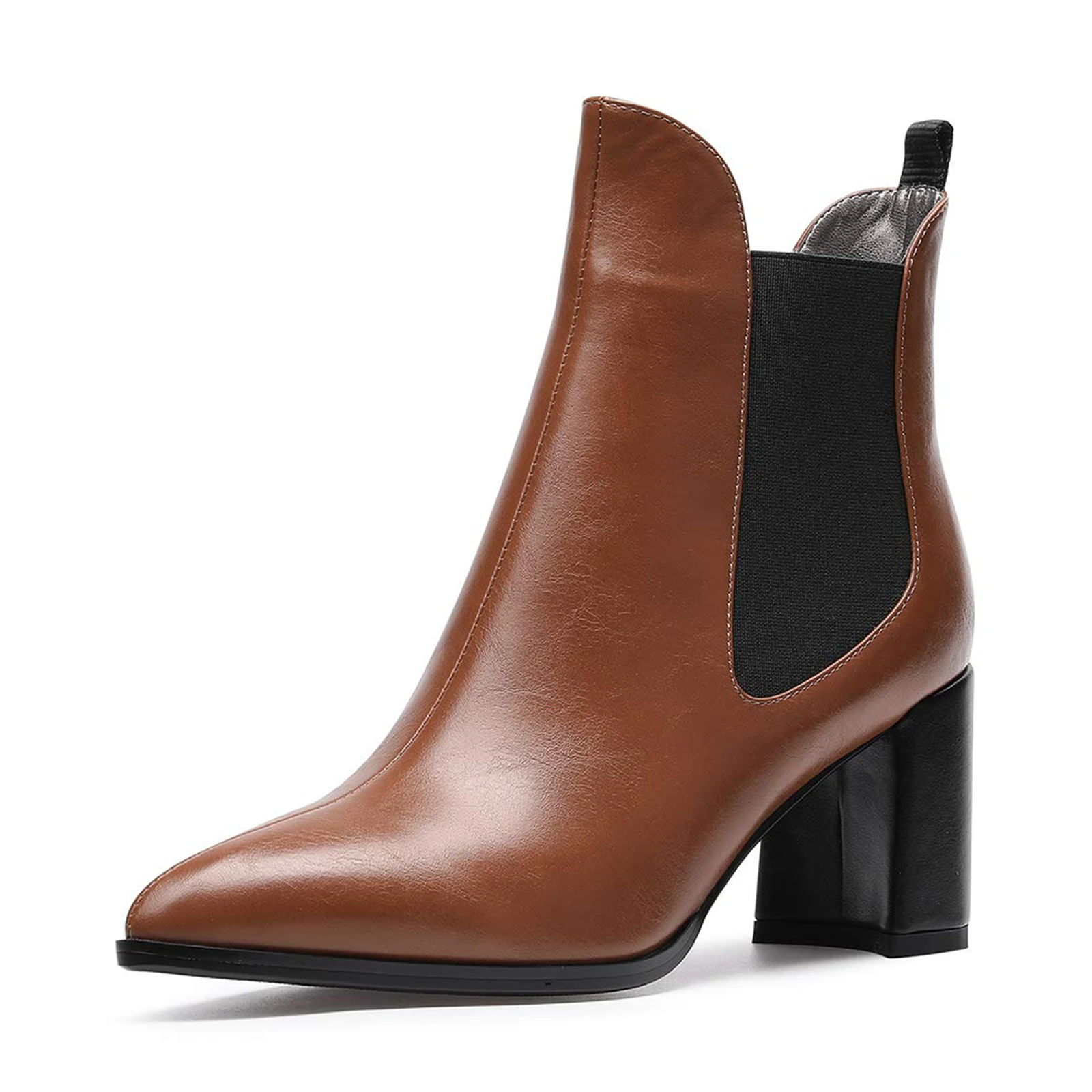 New Release 2021 Fashion Women Chunky Heel Ankle Boots Pointed Toe Slip On Booties Block Heel Ankle Boots For Ladies
New Release 2021 Fashion Women Chunky Heel Ankle Boots Pointed Toe Slip On Booties Block Heel Ankle Boots For Ladies