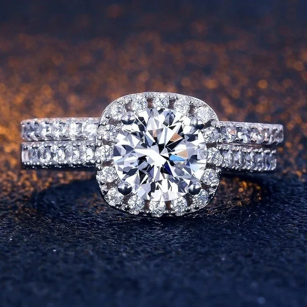 2pc/set 925 Sterling silver plated Wedding Rings For Women Fashion Jewelry Luxury Zircon Engagement Ring
2pc/set 925 Sterling silver plated Wedding Rings For Women Fashion Jewelry Luxury Zircon Engagement Ring