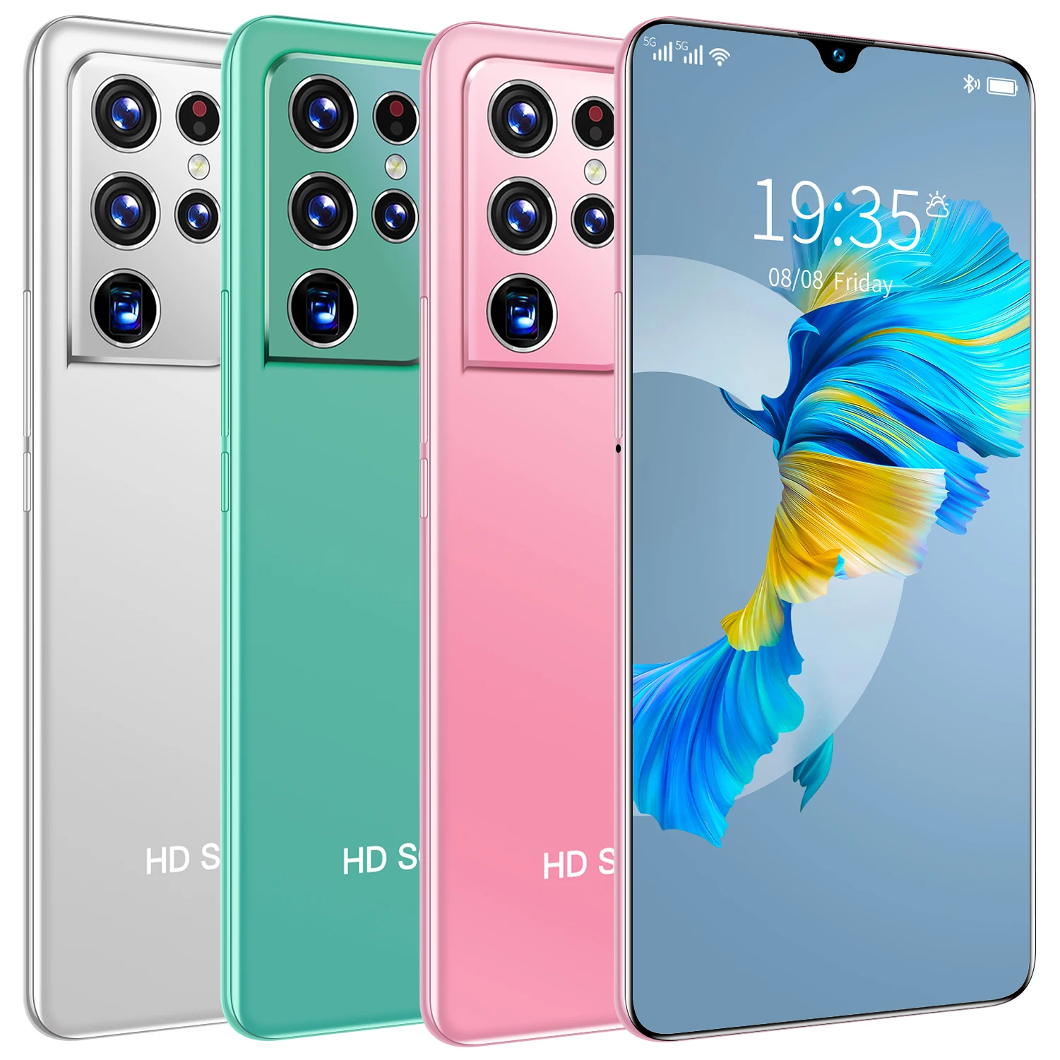 Face Unlock HD Full Screen 5G Wifi GPS Dual Card G-sensor S21 Ultra Android Mobile TV Cell Phones Smartphones, 3 colors
Face Unlock HD Full Screen 5G Wifi GPS Dual Card G-sensor S21 Ultra Android Mobile TV Cell Phones Smartphones, 3 colors