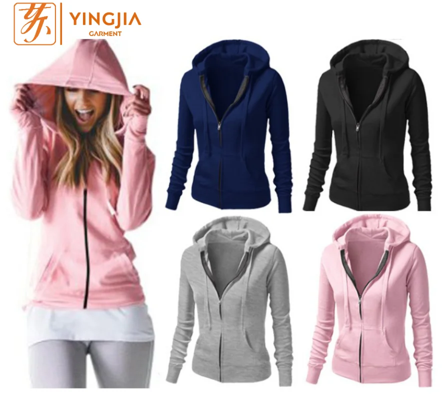 OEM Custom Wholesale Women Hoodies Sweatshirts Autumn Top Quality Zipper Hoodies Long Sleeves Slim Fit Zipper Hoodie, Gray,black,pink,blue
OEM Custom Wholesale Women Hoodies Sweatshirts Autumn Top Quality Zipper Hoodies Long Sleeves Slim Fit Zipper Hoodie, Gray,black,pink,blue